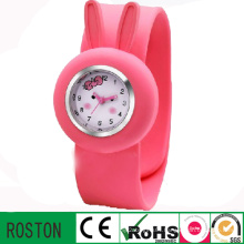 Japan Quartz Movement Kids Silicon Slap Watch